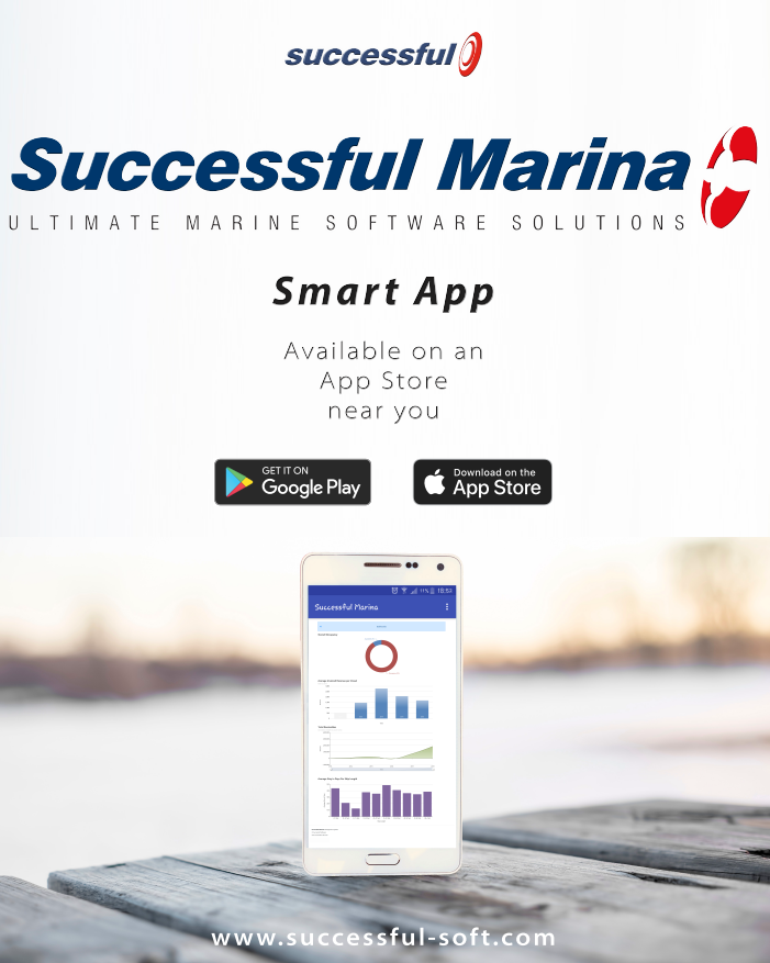 Successful Marina Smart App for iOS and Android devices
