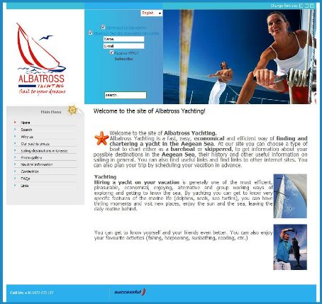 Albatross yachting web site