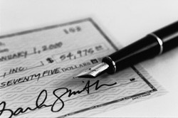 bank checks
