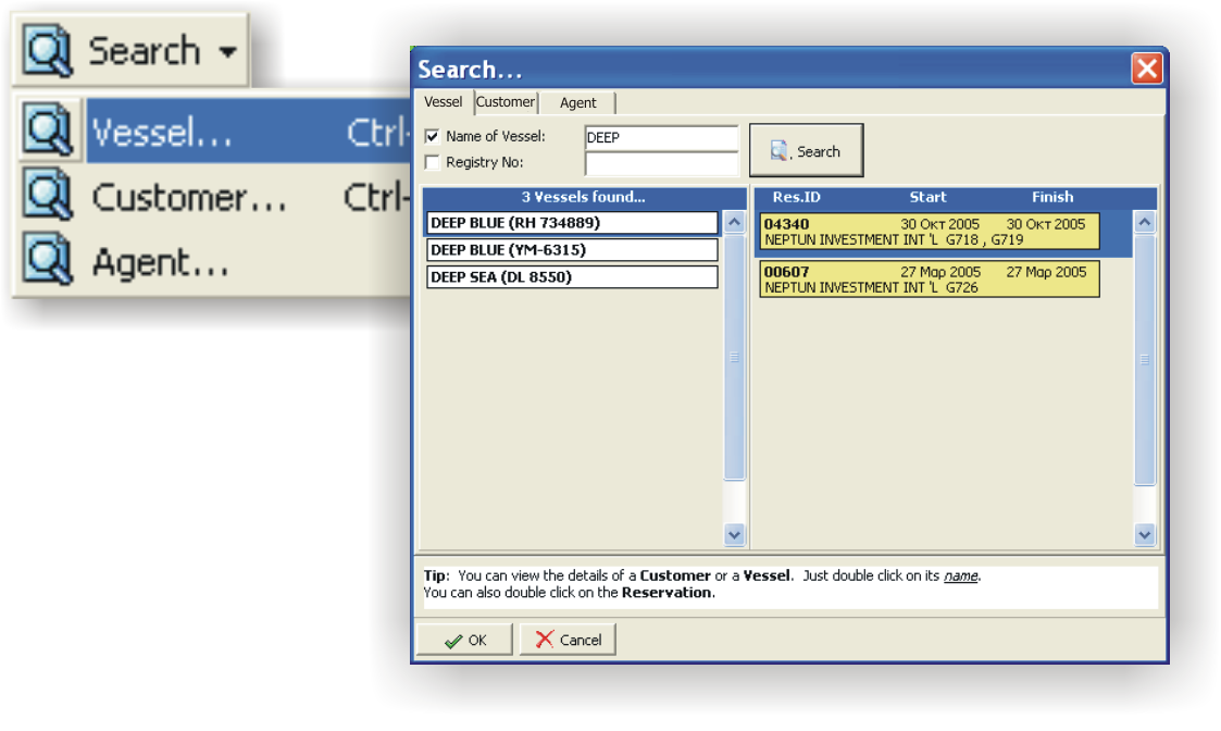 berth / dry stack finder: find what you are looking for fast